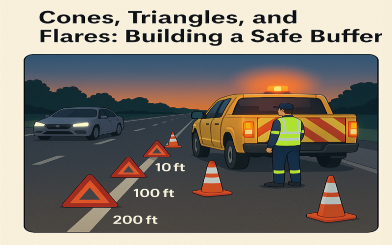 Roadside Survival: Cones, Triangles, and Flares, Building Your Safe Buffer